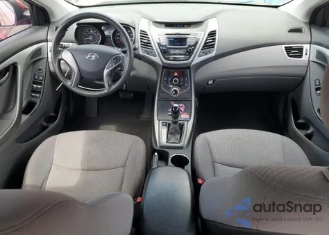 2016 Hyundai Elantra Se z USA, uszkodzony, nr VIN 5NPDH4AE6GH759826